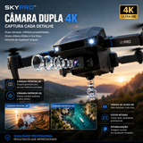 SKYPRO™ X1 PRO | Drone 4K Dobrável com Câmara Dupla e
