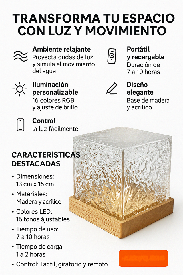 Aurix™ – Lâmpada LED Aurora Boreal + 50% de desconto 