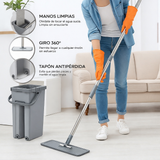SparkClean™ — Suelo Brillante en 5 Minutos, Sin Agacharte, Sin Tocar Agua Sucia | + 5 Recambios GRATIS