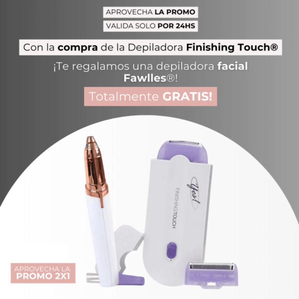Depilación laser FINISHING TOUCH® ✨ + Depiladora facial FAWLESS® de REGALO! - ReviveTex España